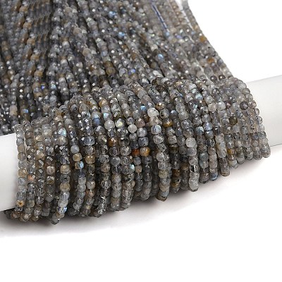 Природные лабрадорита бисер нитей G-RM2025-C34-C-1
