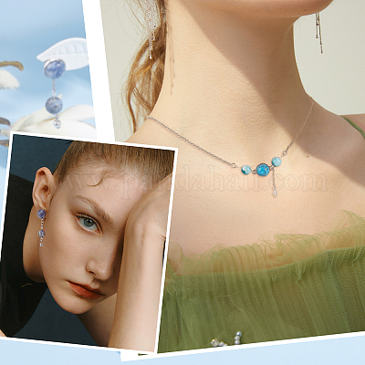 Кабошоны из натуральных и синтетических драгоценных камней G-PH0001-75-1