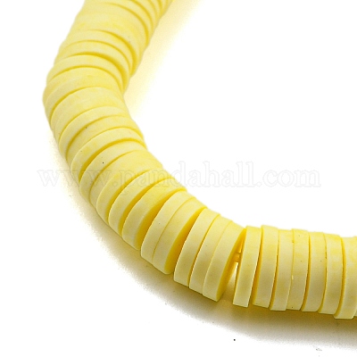 Браслет Heishi Surfer из полимерной глины с бусинами из нержавеющей стали 304 BJEW-SW00113-02-1