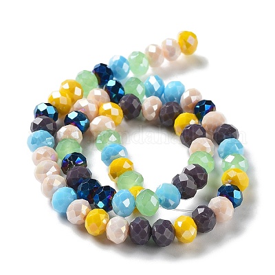 Стеклянные бусины EGLA-A034-M8mm-32-1