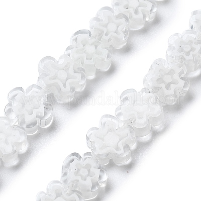 Ручной работы millefiori стеклянные бусины нитки LAMP-F035-09S-1