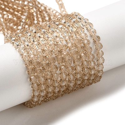 Прозрачные стеклянные бусины EGLA-A035-T4mm-D22-1