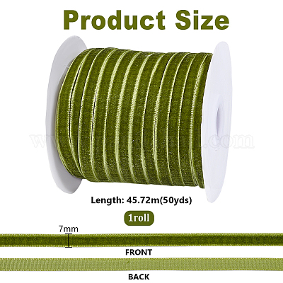 Бархатная лента&nbsp;OCOR-WH0078-322C-1