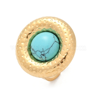 Регулируемые кольца для пальцев из нержавеющей стали 304 RJEW-S629-01G-B-1