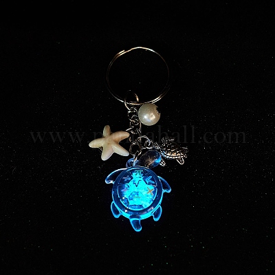 5 шт. светящиеся прозрачные акриловые брелоки KEYC-JKC01358-1