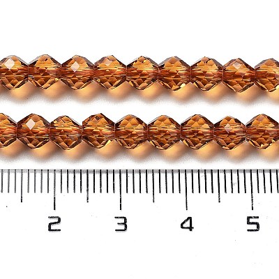 Прозрачные стеклянные бусины GLAA-A014-03J-1