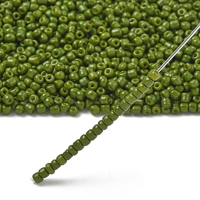 Выпечка краска стеклянные бусины&nbsp;SEED-S001-K9-1