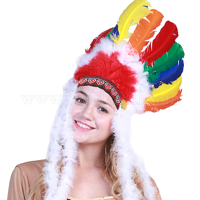 14м 4-х цветная полиэстеровая лента в этническом стиле OCOR-FG0001-50A-1