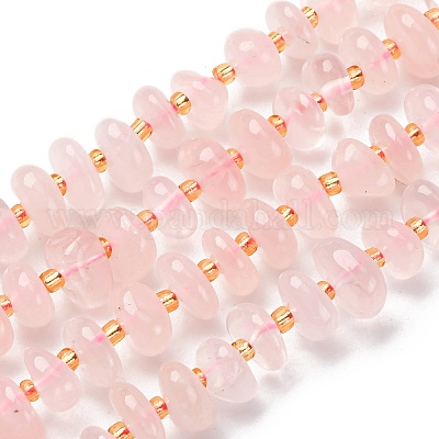 Природного розового кварца нитей бисера G-RM250109-A17-1