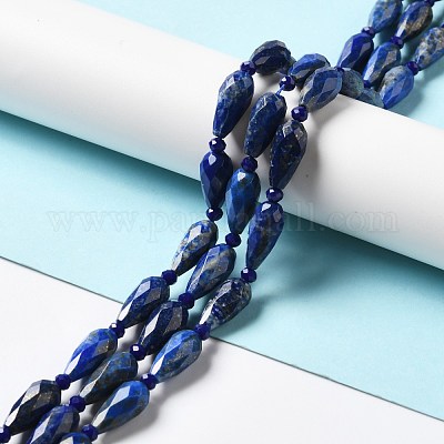 Natürlicher Lapislazuli Perlenstränge&nbsp;G-B028-A12-1