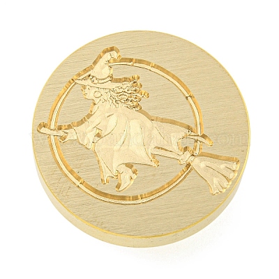 Хэллоуин серии сургучная печать латунные головки штампов AJEW-M039-01O-1