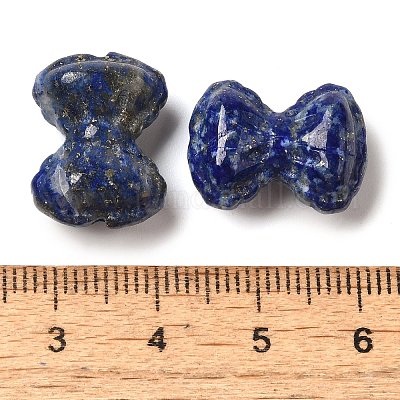 Резные бусины из натурального лазурита G-P550-09-1