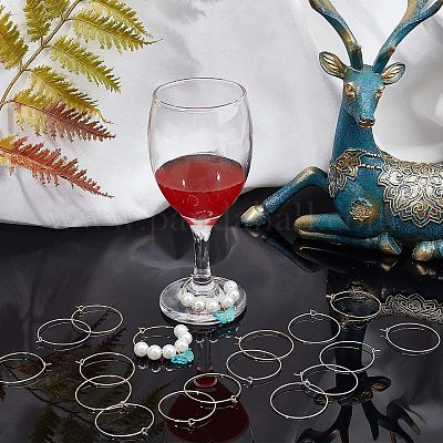 100 шт. 2 цвета 316 хирургическая нержавеющая сталь бокалы кольца подвески STAS-UN0028-95B-1