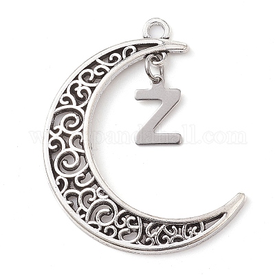 26 шт. подвески с буквами из сплава PALLOY-JF02578-1