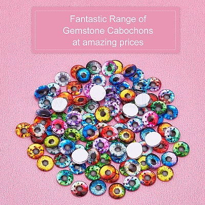 Кабошоны из стекла GLAA-PH0001-18A-1