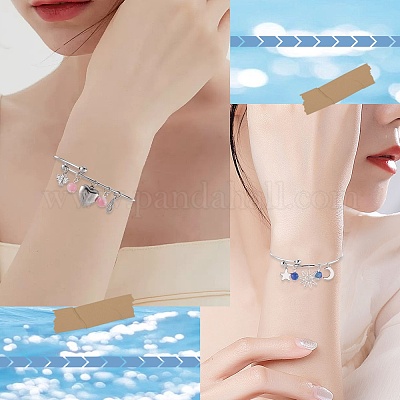 12шт регулируемый браслет-манжета из нержавеющей стали 304 MAK-SC0001-19-1