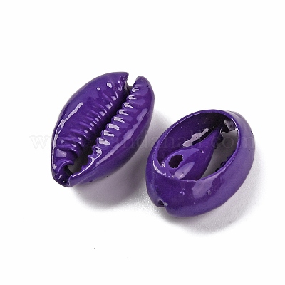 Бусины из ракушек каури SSHEL-M023-01G-1