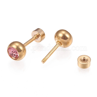 Заглушки для мочки уха из нержавеющей стали 304 EJEW-H105-17-1