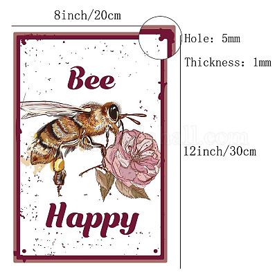 Rechteckiges Metalleisen-Schildplakat&nbsp;AJEW-WH0157-343-1