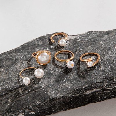 Набор из 5 шт. колец из сплава WG7802C-38-1