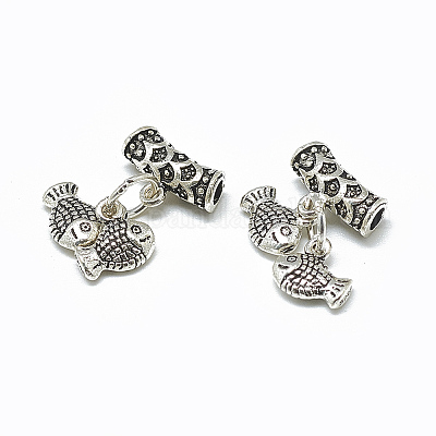 PH PandaHall - 10 Pendentifs Cœur En Argent 925 Avec Zircone, 5.5x7mm, Pour Création De Bijoux DIY (collier, Bracelet, Boucles D'oreilles)