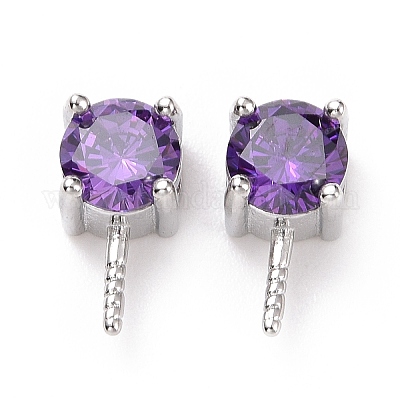 925 штырь из стерлингового серебра с родиевым покрытием STER-D035-47P-07-1