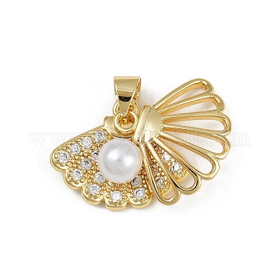 Латунные микро проложить кубического циркония подвески KK-S528-11G-1