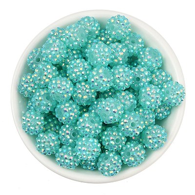 AB-цвет смолы горный хрусталь бисер RESI-S315-12x14-14-1