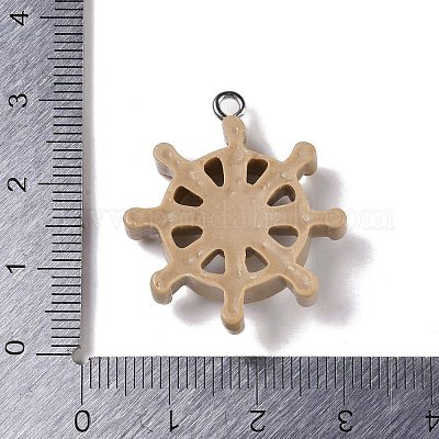 Подвески из непрозрачной смолы на тему океана RESI-S403-02J-1