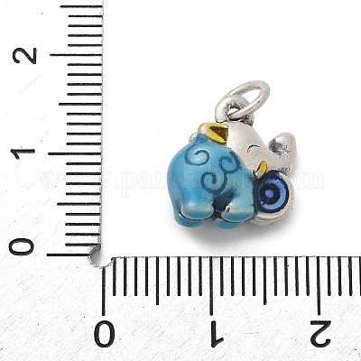 S999 изящные серебряные эмалевые подвески STER-D300-22AS-1