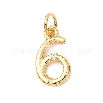 Латунные микро проложить кубического циркония подвески KK-D019-28G-06-1