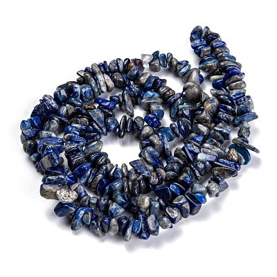 Natürlicher Lapislazuli Perlenstränge&nbsp;G-F703-05B-1