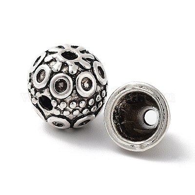 Тибетский сплава типа 3 отверстие гуру шарики TIBEB-M030-01AS-1