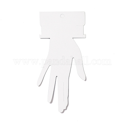 Wholesale Hand Shaped Cardboard Paper Bracelet Display Cards 