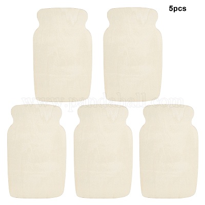 Незаконченные деревянные полоски в форме бутылки DIY-GA0001-12-1