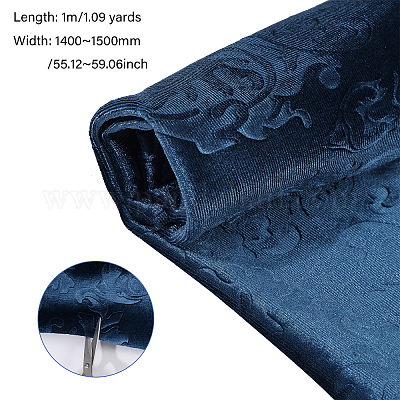 Полиэфирная ткань с цветочным узором DIY-WH0888-221-1