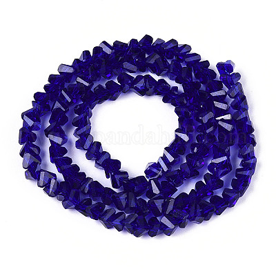 Прозрачные стеклянные бусины GLAA-N018-4mm-10-1