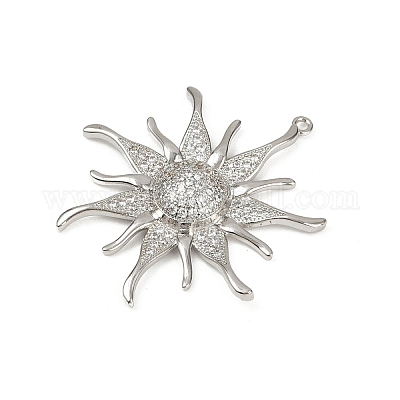 Латунные микро проложить кубического циркония подвески KK-M322-47B-P-1