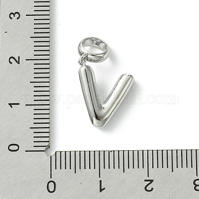 Покрытие стойки латунь с АБС-пластиком жемчуг европейские подвески KK-G501-02V-P-1