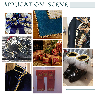 Лента из полиэстера с эффектом металлик OCOR-WH0064-61-1