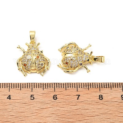 Латунные микро проложить кубического циркония подвески KK-G533-23G-1