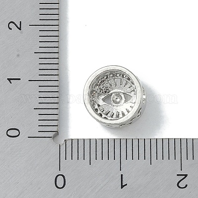 Покрытие стойки латунь микропаве прозрачные кубические циркониевые бусины KK-A220-07P-1