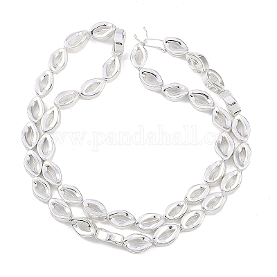 Гальванические нити из синтетических немагнитных гематитовых бусин G-C156-05S-1