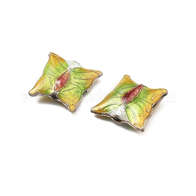 Бусины ручной работы перегородчатой CLB-Q002-03C-1