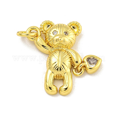 Стойки обшивки латунь микро проложить Циркон подвеску KK-C074-27G-1