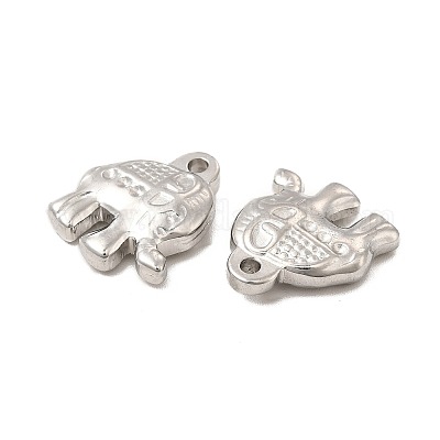 Подвеска из нержавеющей стали 304 со стразами STAS-E182-16P-1