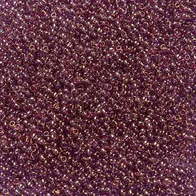 TOHO Round Seed Beads, Japanese Seed Beads, (628) Pink Rose Gold Luster,  11/0, 2.2mm, Hole: 0.8mm, about 1103pcs/10g