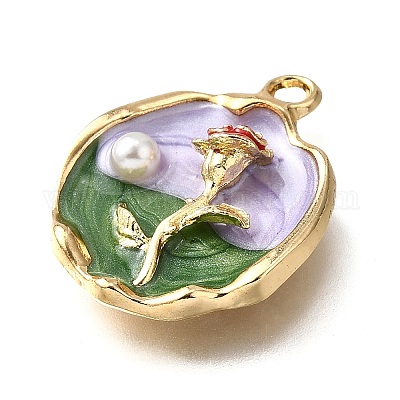 Подвески из эмали и сплава ENAM-K076-04A-G-1