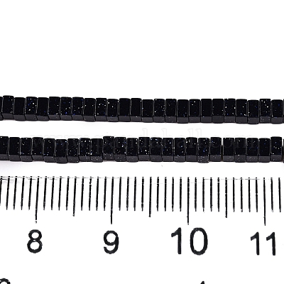 Синтетический синий авантюрин бисер нитей G-N342-68-1