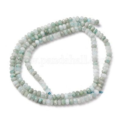 Природных амазонит бисер нитей G-RM2025-D19-B01-1